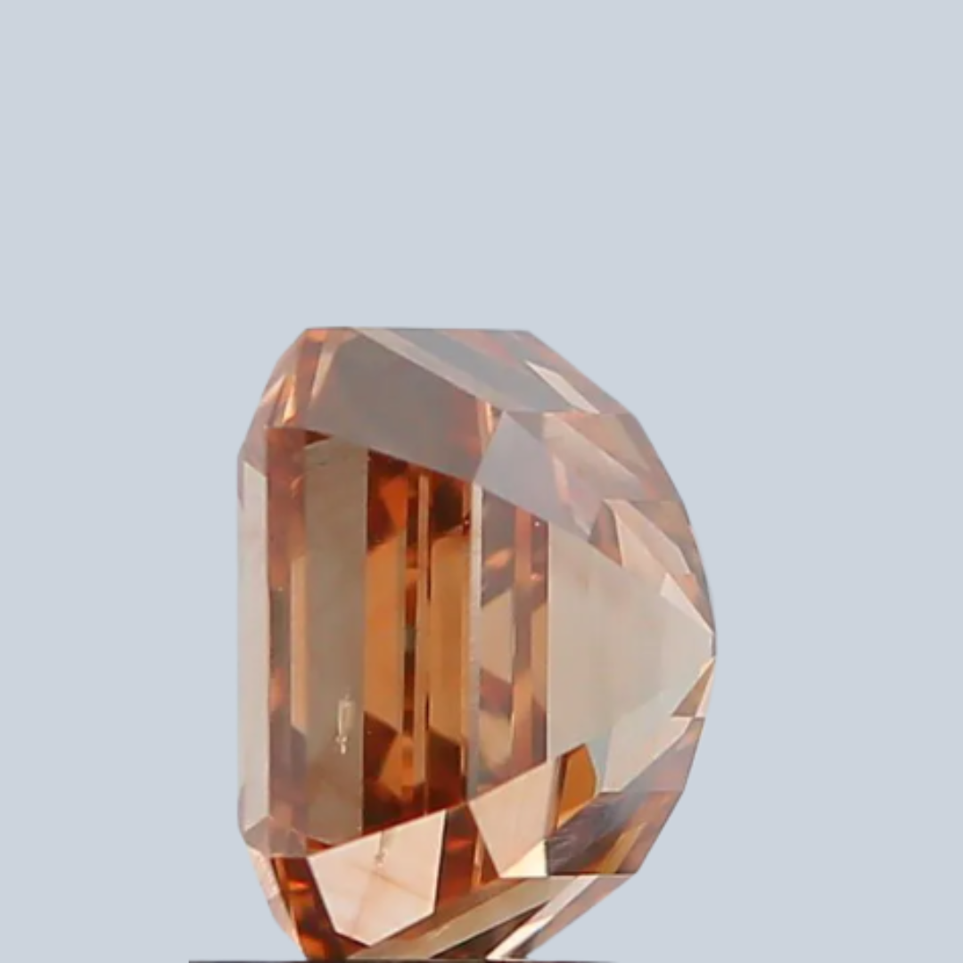 2.51ct Square emerald Natural Diamond(Colored Diamonds)
