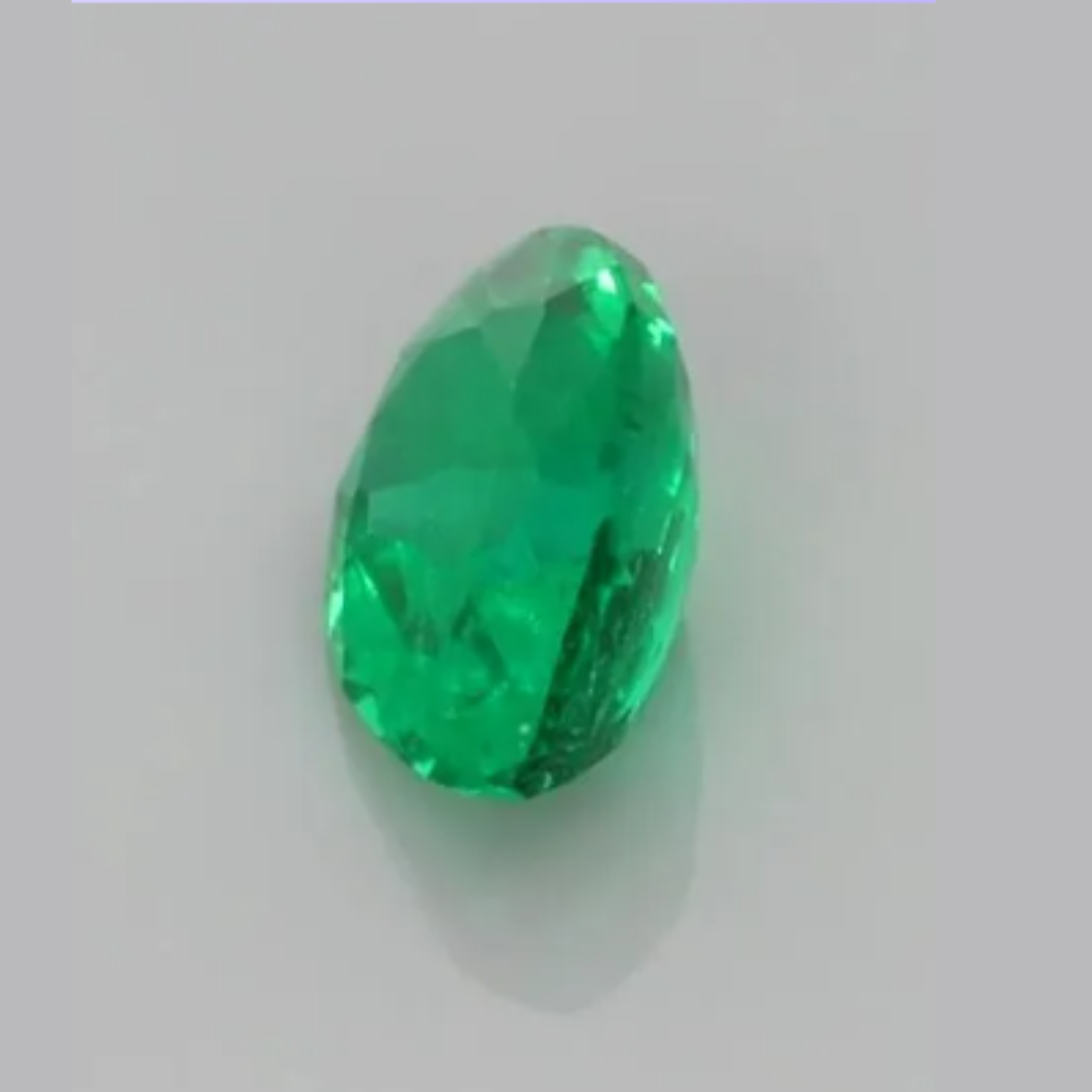 0.63ct Pear Natural Emerald(Colored Gemstones)