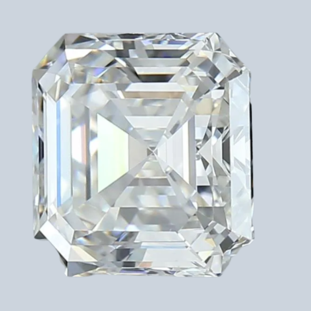 1.60ct Square emerald Natural Diamond