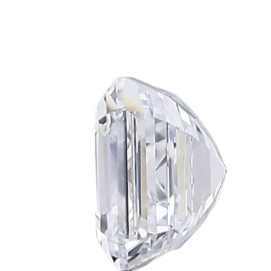 0.79ct Square emerald Lab Grown Diamond