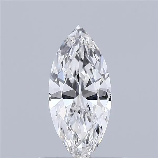0.53ct Marquise Natural Diamond (Colour G, Clarity IF, GIA Certified)