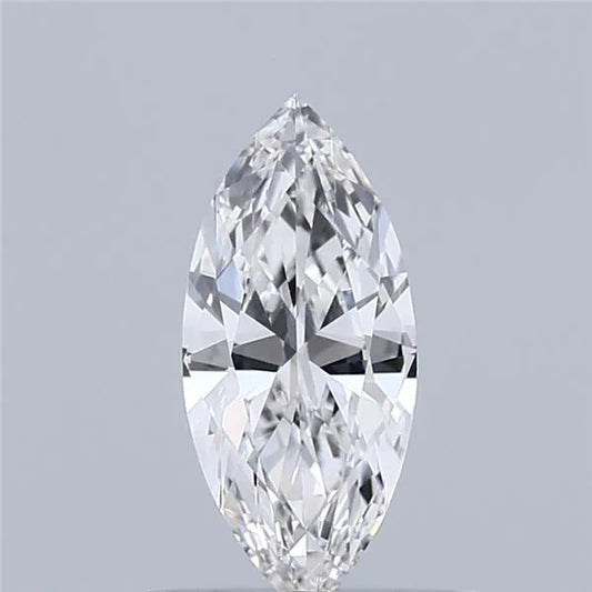0.53ct Marquise Natural Diamond (Colour G, Clarity IF, GIA Certified)