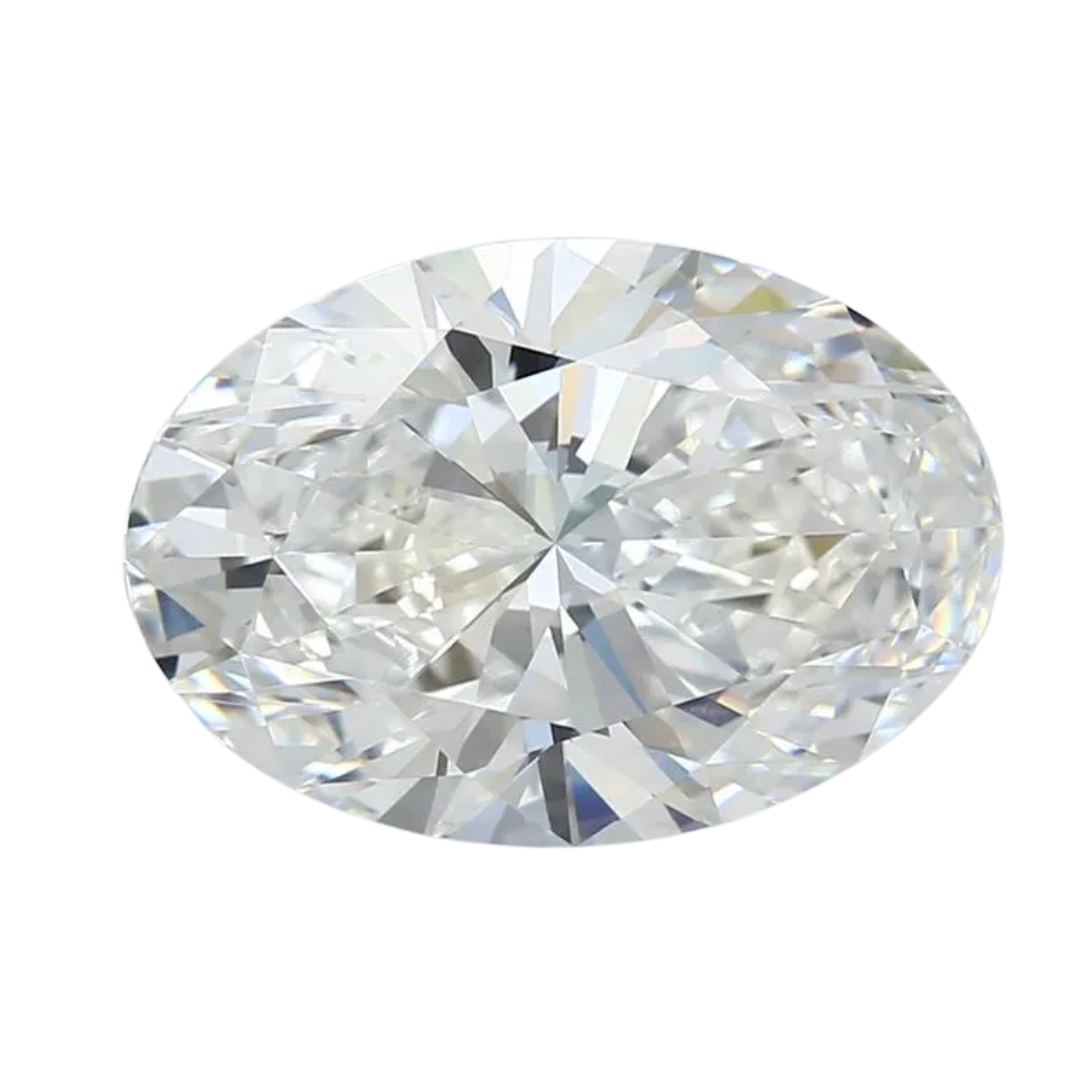 6.89ct Oval Lab Grown Diamond