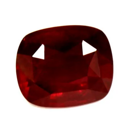 0.70ct Cushion Natural Ruby (Colored Gemstones)