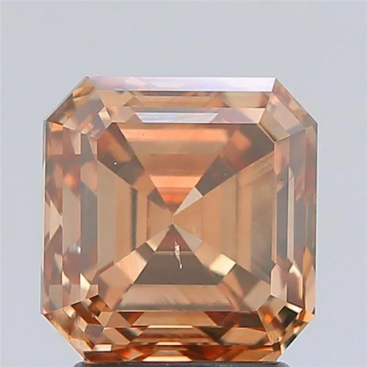 2.51ct Square emerald Natural Diamond(Colored Diamonds)