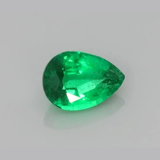 0.63ct Pear Natural Emerald (Colored Gemstones)