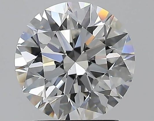2.01ct Round Natural Diamond (Colour F, Clarity VS2, Cut EX, GIA Certified)